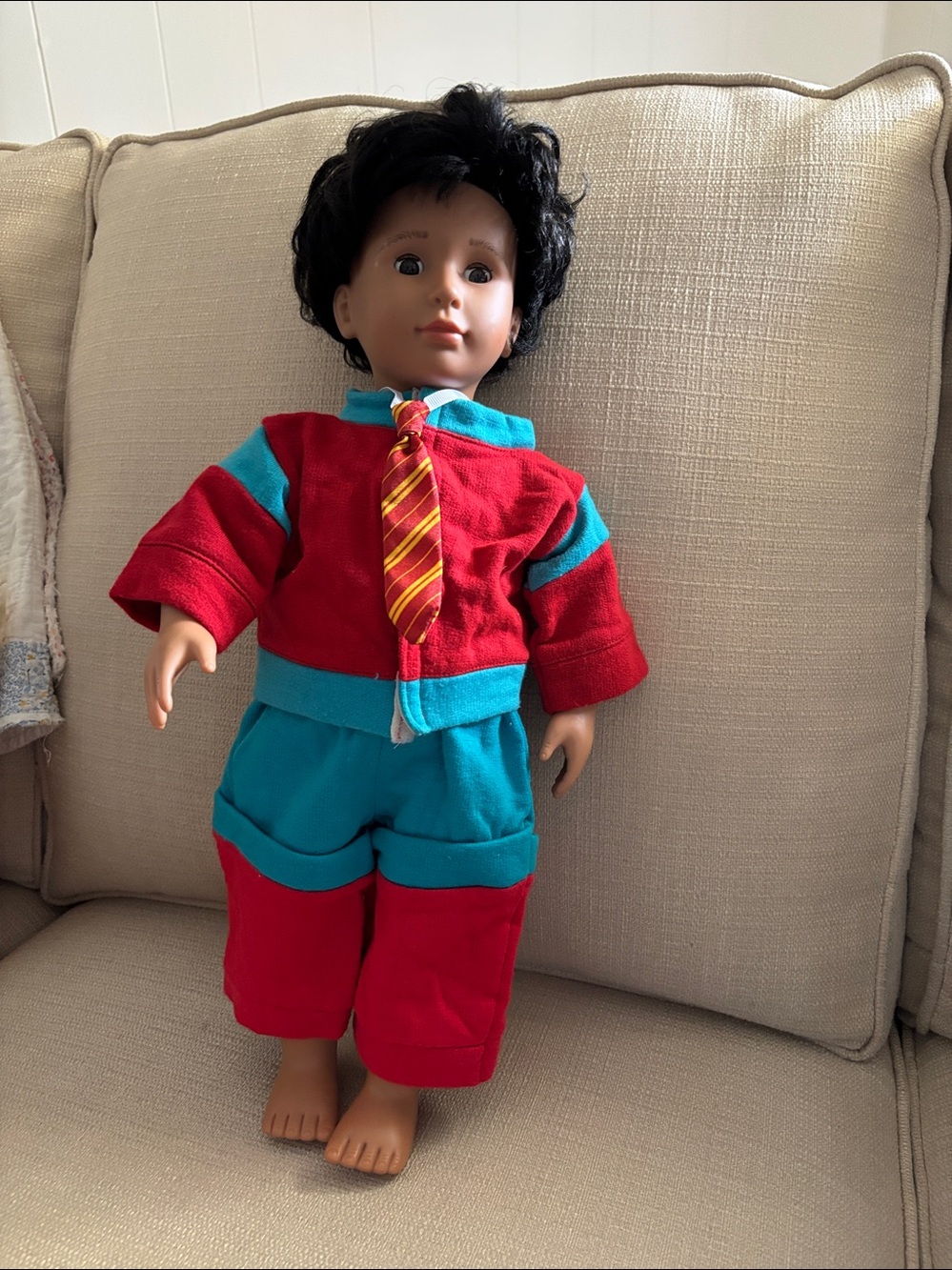 Girls Our Generation Male Doll Brown Skin Black Hair One Size